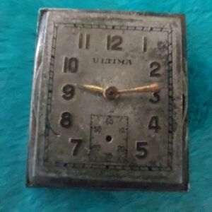 Antique Ultima Watch For Parts, Estate Item